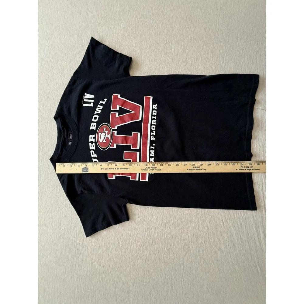 San Francisco 49ers Championship Black Tshirt Team Apparel Size Small
